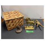 Brass Unicorn, Boot Jack, Cast Iron Door Stop