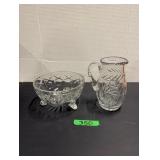 Crystal Bowl & Pitcher