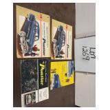 (3 -1953) (1- 1954) Pontiac Brochures