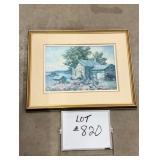 Framed Keirsted - 'The Pump'