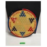 Vintage Tin Chinese Checkers Board