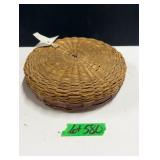 Sweet Grass Straw Basket