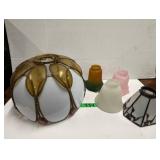 (5) Glass Lamp Shades