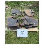 (15) Allis Chalmers 85lbs Suitcase Weights