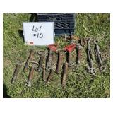 (10) Various Size Draw Pins, Clevis & More