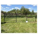 15 1/2ft - 5 Bar Hinged Tubular Gate