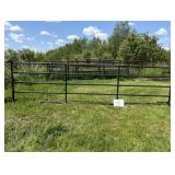 15 1/2ft - 5 Bar Hinged Tubular Gate
