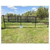 15 1/2ft - 5 Bar Hinged Tubular Gate