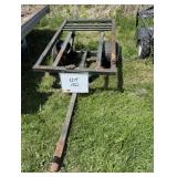34' x 57' Trailer Frame - (2 Flat Tires)
