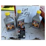 (3)Amsoil SAE OW-40 Synthetic Oil, K&N Oil Filter