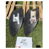 (2) Unused Moldboards - Fit Unknown