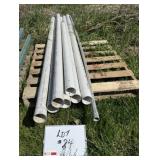 (6) 3' x 10ft PVC SewerPipe (1) 1' x 10ft Conduit