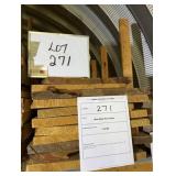 163 BF Rough Cut Air Dried White Pine Planks