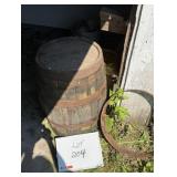 Wooden Barrel - 27' High x 16' Diam.