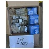 Electrical Lot -Lampholder Bases,Electrical Boxes