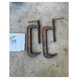 (2) 12' 'C' Clamps