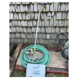 Garden Hose & Sprinkler
