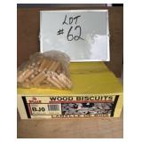 (1000pcs) Wood Biscuits #0, Wood Dowls