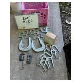 (2) Assorted 'C' Clamps
