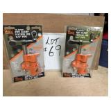 (2) 'Pony' 3/4' Pipe Clamps