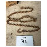 10 1/2ft Heavy Chain With Slip & Grab Hooks