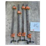 (4) 30' 'Jorgensen' Bar Clamps