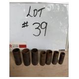 (7) Snap-On Deep Sockets