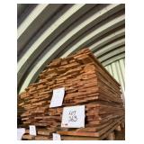 1,140 BF Rough Cut Air Dried Cherry Lumber
