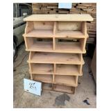 Pine Cubby Hole Organizer Lot
