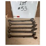 (5) Flat Wrenches - (7/8' - 1 1/8')