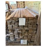 980 BF Rough Cut Air Dried Cedar Lumber
