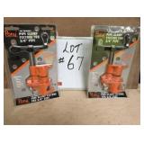 (2) 'Pony' 3/4' Pipe Clamps