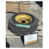 Used 11L-15 Implement Tire On 6 Bolt Rim