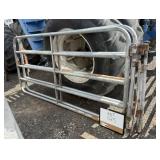 (2) 9' 5 Bar Galvanized Gates