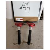 (2) 1' X 7 1/2' Hitch Pins