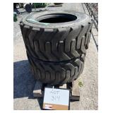 (2) Used 15-19.5 IND Tires