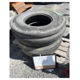 (2) Used Goodyear 10.00-16 Rib Tires