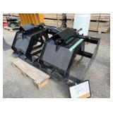Unused 72' Skid Steer Attach Clam Bucket