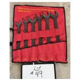 6pc Jumbo Wrench Set SAE