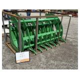 Unused 72' Hyd Brush Clam Bucket Skid SteerAttach