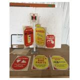 I.H. Promotional Cardboard Signs