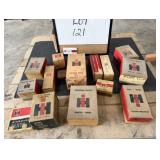 I.H. Parts Boxes - (Some With Parts & Some Empty)