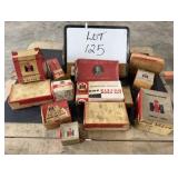 I.H. Parts Boxes - (Some With Parts & Some Empty)