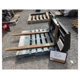 2,000lb Skid Steer Pallet Fork