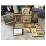 Lot of Old Picture Frames