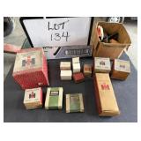 I.H. Parts Boxes - (Some With Parts & Some Empty)