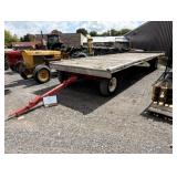 24ft Wooden Top Hay Rack On 12 Ton Running Gear