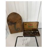 Wall Box & Tool In Wooden Box