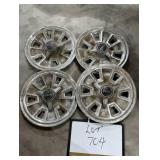 (4) Hubcaps - For A '67 Pontiac