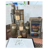 Fluid Tins Lot